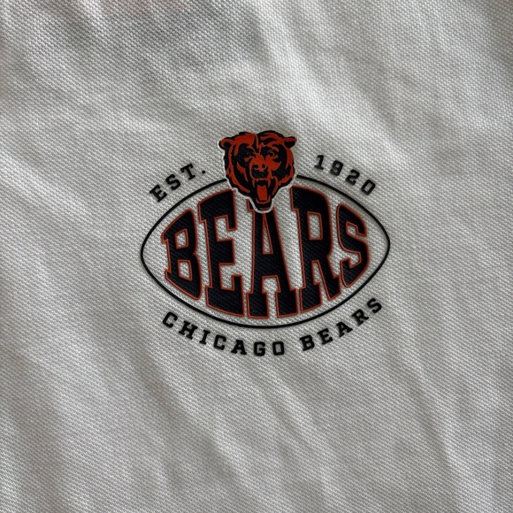 BOSS X NFL Chicago Bears COTTON SHIRT WITH COLLABORATIVE BRANDING Large NWT - Picture 4 of 12